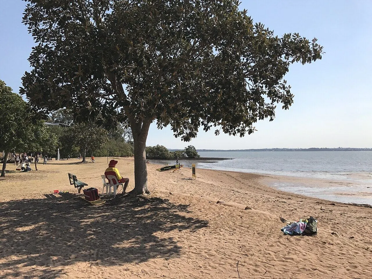 The beach at Wellington Point.